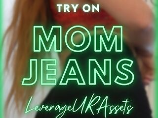 Mom Jeans High Waisted Attempt On 4k Mirror View Petite Ginger-haired Leverageurassets 33